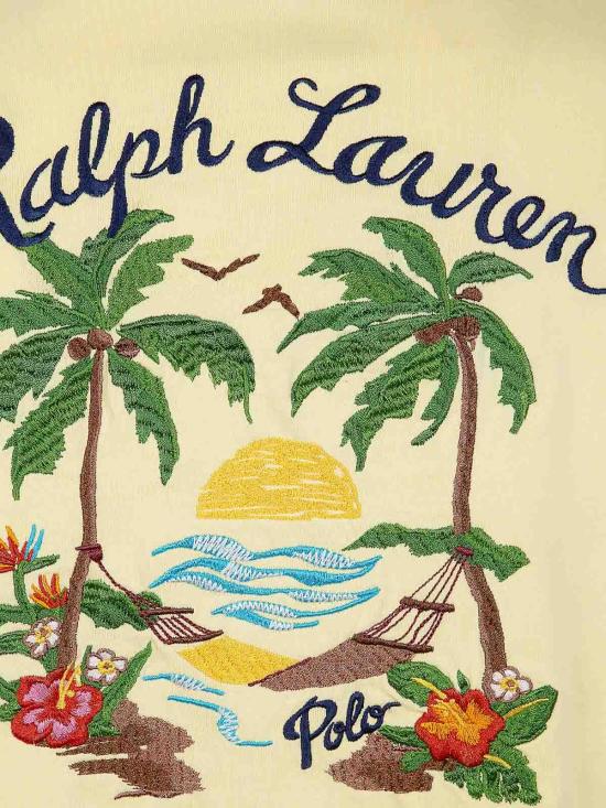25FW 폴로 랄프로렌 반팔 티셔츠 710B14586002RESORT Orange - POLO RALPH LAUREN