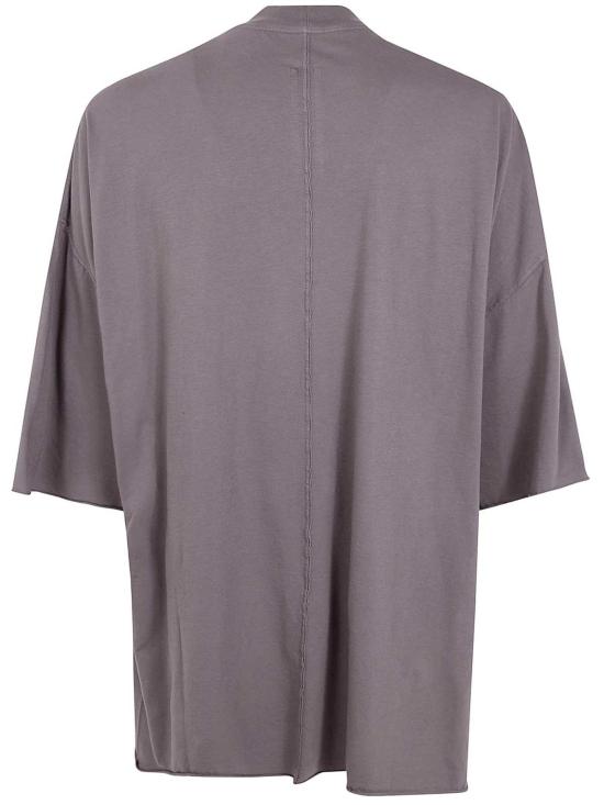 25FW 릭 오웬스 반팔 티셔츠 DU01F4259RNEP73409 Grey - RICK OWENS