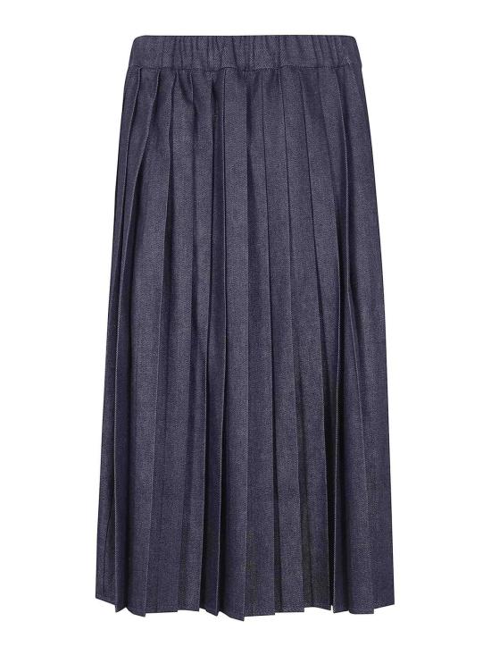 25FW 질샌더 미디 스커트 J40MA0180J46664010 BLUE