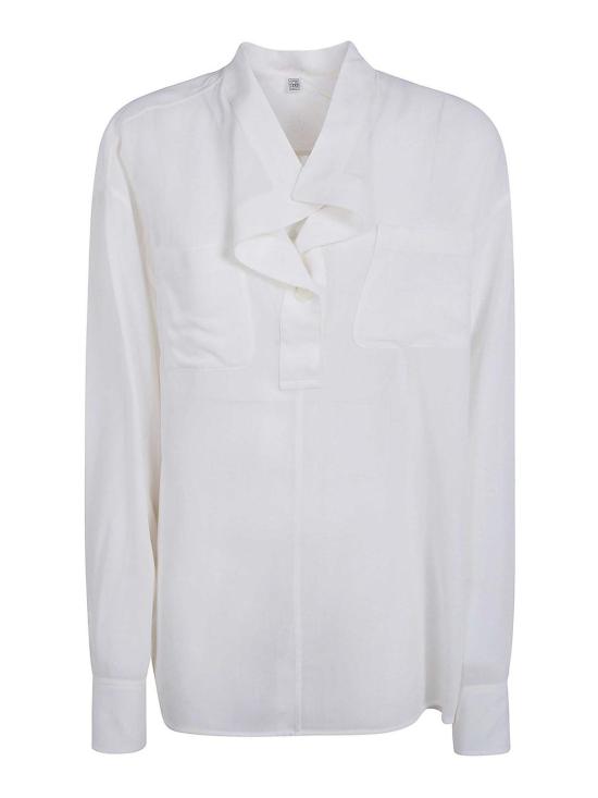 25FW 토템 블라우스 262WRT0675FB0480106 WHITE