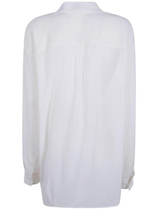 25FW 토템 블라우스 262WRT0675FB0480106 WHITE - TOTEME