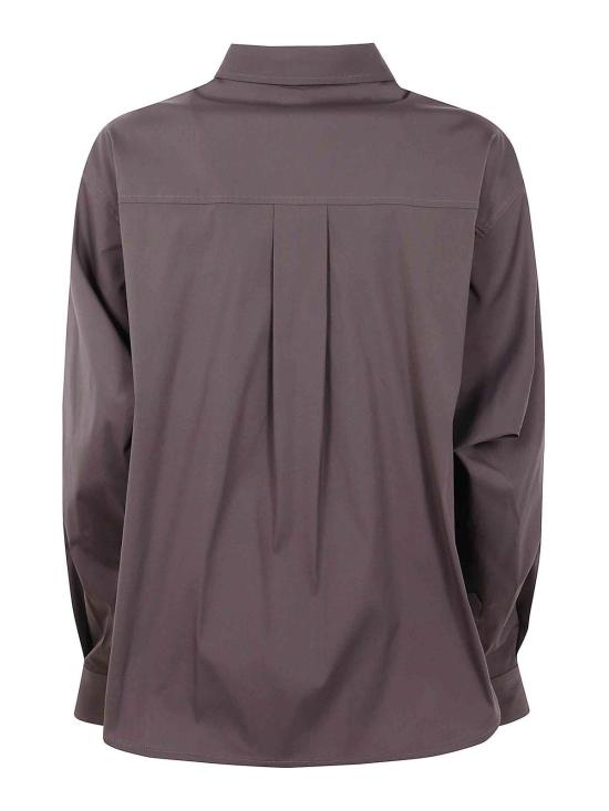 25FW 브루넬로 쿠치넬리 셔츠 M0091ND806C8705 BROWN - BRUNELLO CUCINELLI