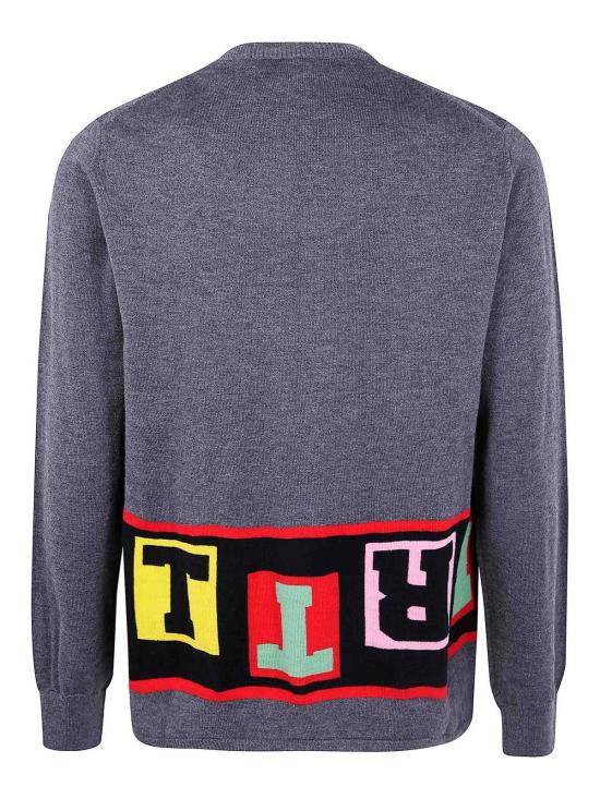 25FW 꼼데가르송 크루넥 스웨터 FPN0013 Grey - COMME DES GARCONS