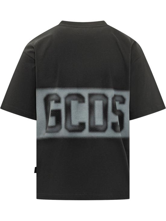 26FW 지씨디에스 반팔 티셔츠 C2MWQC225J079 999I BLACK GREY - GCDS