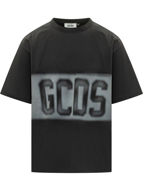 26FW 지씨디에스 반팔 티셔츠 C2MWQC225J079 999I BLACK GREY