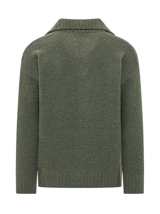 26FW 라니우스 폴로 티셔츠 F6LAMAKP037 082 VERDE MILITARE - LANEUS