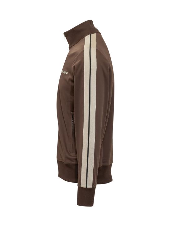 26FW 팜앤젤스 긴팔 티셔츠 PAMBD01F26FB01 6003 BROWN OFF WHITE - PALM ANGELS