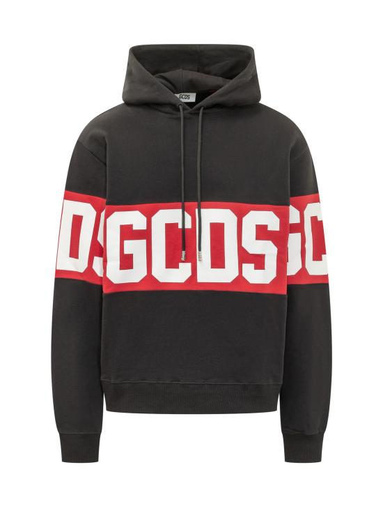 26FW 지씨디에스 긴팔 티셔츠 Z0MLQE138F004 999R BLACK RED