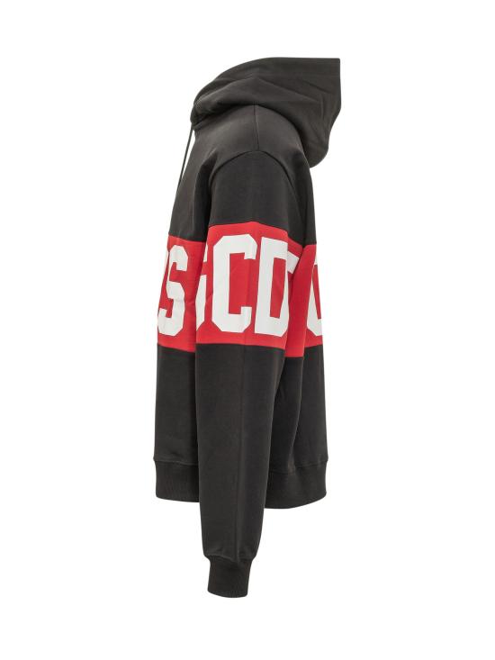 26FW 지씨디에스 긴팔 티셔츠 Z0MLQE138F004 999R BLACK RED - GCDS