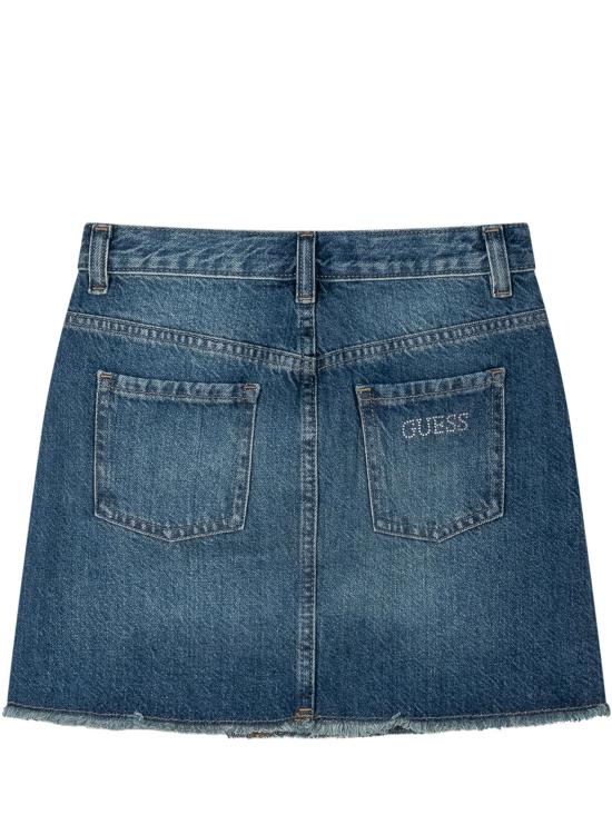 26FW [키즈] 게스 스커트 J6YD08D1165 DTYE DUSTY DEEP BLUE WASH - GUESS