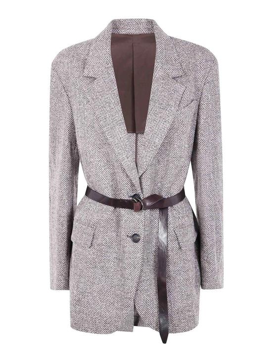 25FW 브루넬로 쿠치넬리 수트 자켓 MG5297599C136 NUDE NEUTRALS