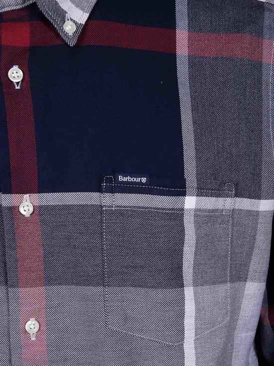 25FW 바버 긴팔 셔츠 MSH4980TN21 Blue - BARBOUR