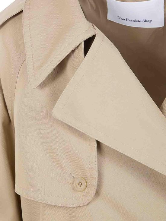 25FW 더프랭키샵 트렌치 코트 TRFS21802211CAMEL Nude Neutrals - THE FRANKIE SHOP