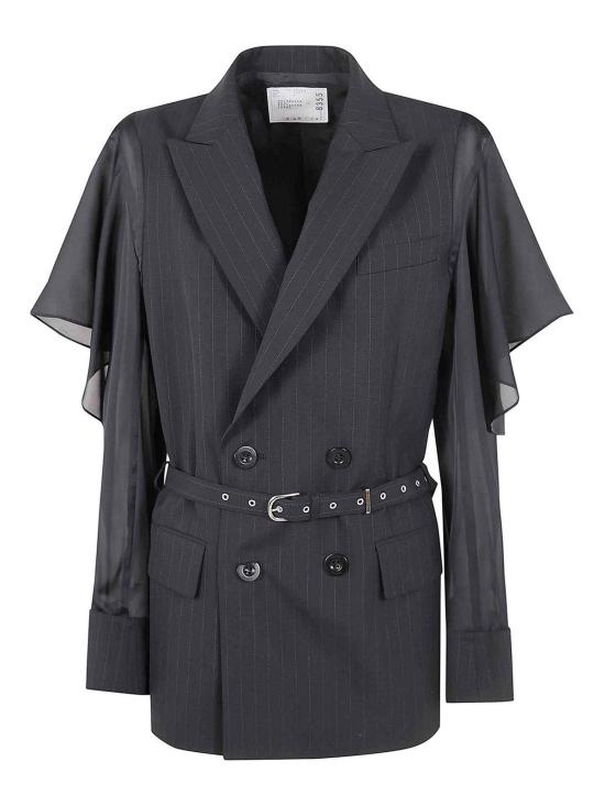 25FW 사카이 수트 자켓 2608355001 BLACK