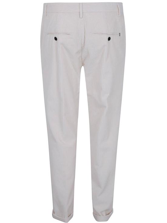 25FW 돈답 스트레이트 팬츠 UP688VS0031A27017 White - DONDUP