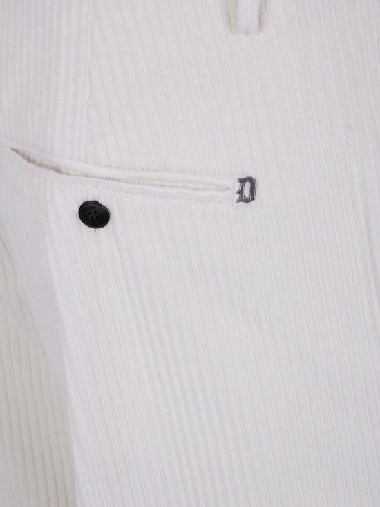25FW 돈답 스트레이트 팬츠 UP688VS0031A27017 White - DONDUP