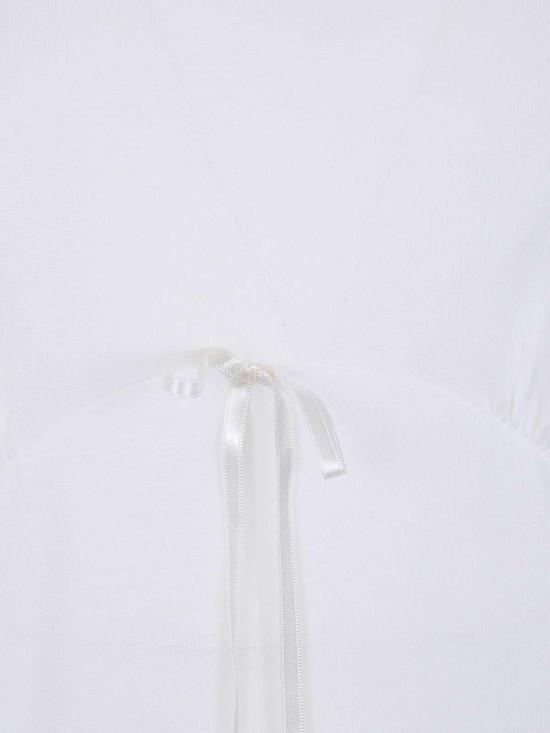 25FW 시몬로샤 반팔 티셔츠 54070571IVORY White - SIMONE ROCHA