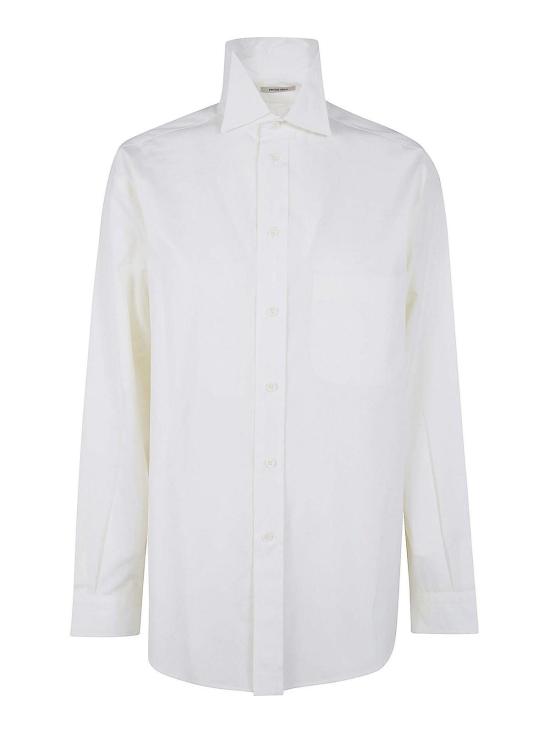 25FW 피비 파일로 셔츠 DC115CO3314104IV WHITE