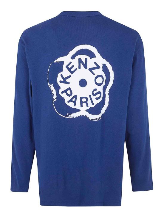 25FW 겐조 Boke Flower 2.0 롱슬리브 FG55TL3024SK75 Blue - KENZO