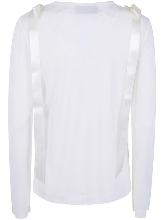 25FW 시몬로샤 반팔 티셔츠 53670571IVORY White - SIMONE ROCHA