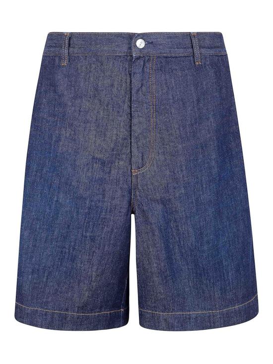 25FW 나인인더모닝 데님 숏팬츠 TT25S48MEDIUM BLUE