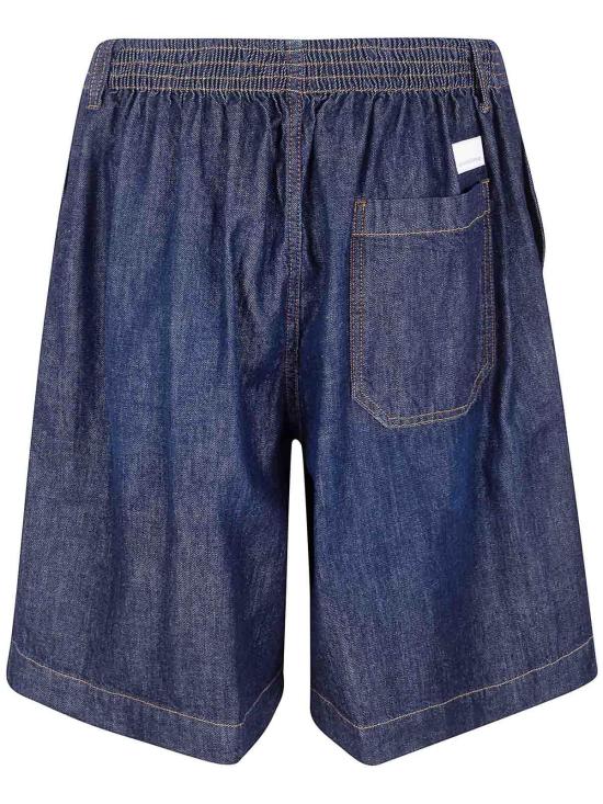 25FW 나인인더모닝 데님 숏팬츠 TT25S48MEDIUM BLUE - NINE IN THE MORNING