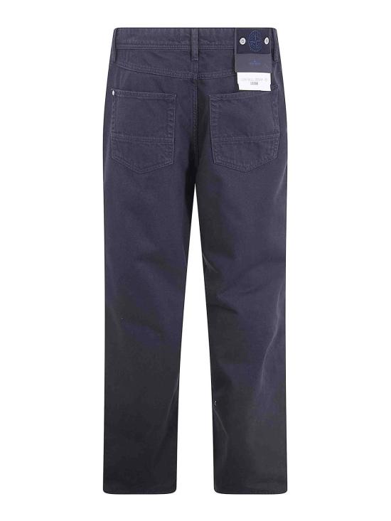 25FW 스톤 아일랜드 인디고 데님 로우 루즈핏 파이브 포켓 진 L1S14J100006S0J24V0029 BLACK - STONE ISLAND
