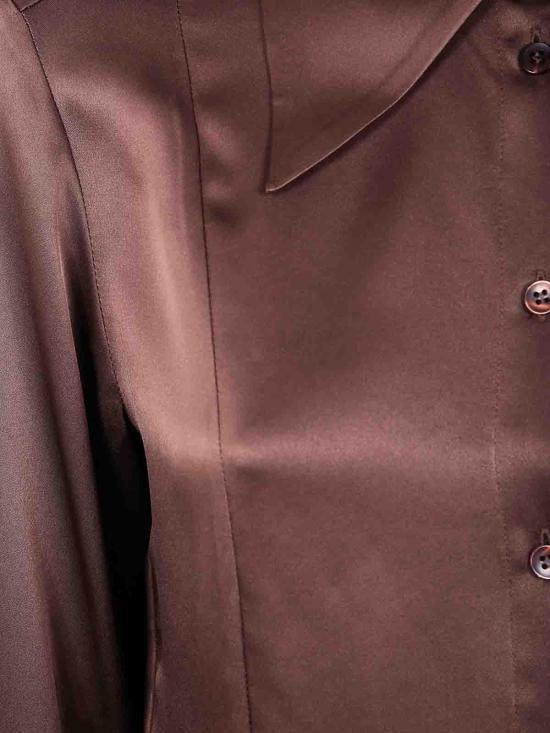 25FW 바이말렌비거 블라우스 10359712L BROWN - BY MALENE BIRGER