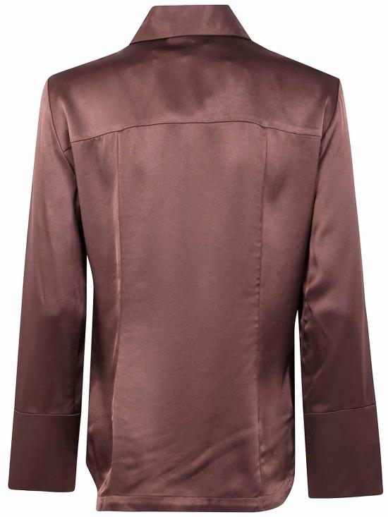 25FW 바이말렌비거 블라우스 10359712L BROWN - BY MALENE BIRGER