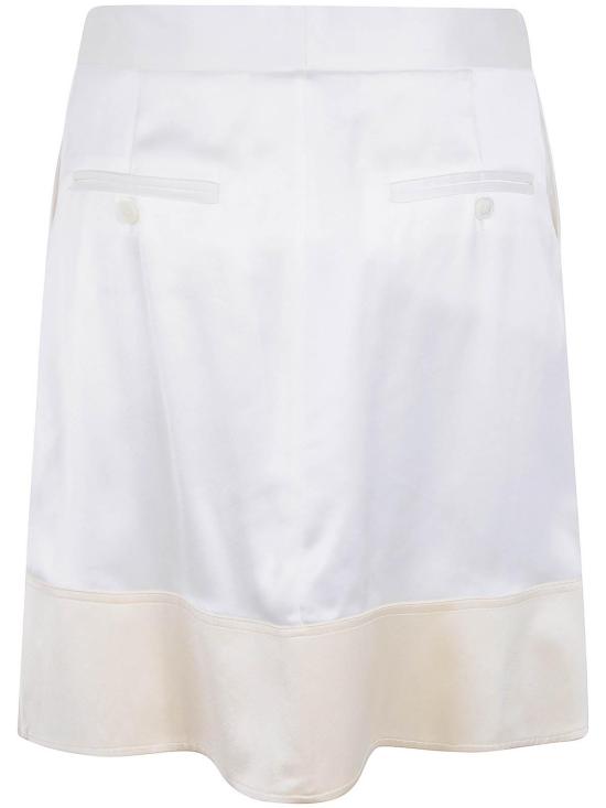 25FW 토템 미디 스커트 262WRB0454FB0546047 WHITE - TOTEME