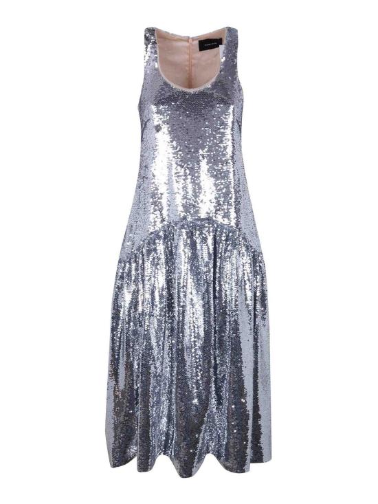 25FW 시몬로샤 롱 원피스 74711300SILVER METALLIC