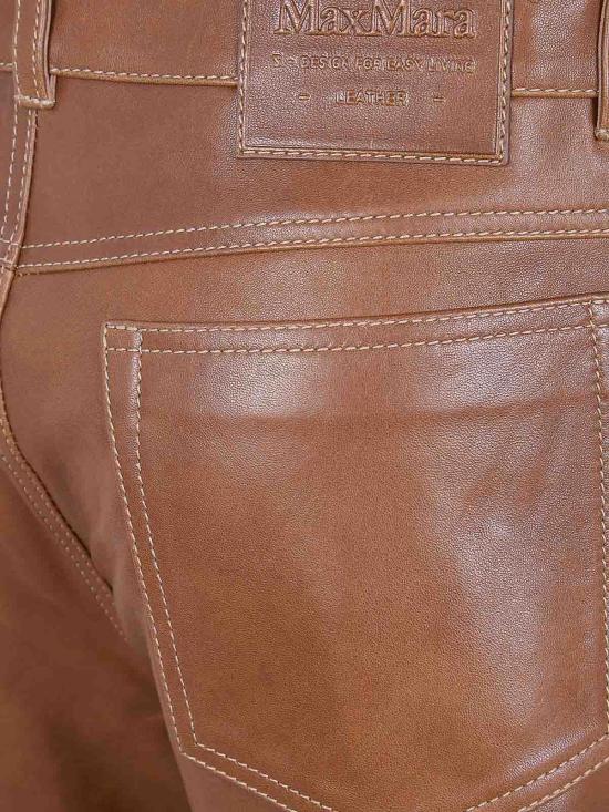 25FW 막스마라 가죽 자켓 26194310216E15 BROWN - MAX MARA