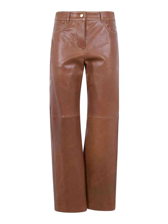 25FW 막스마라 가죽 자켓 26194310216E15 BROWN