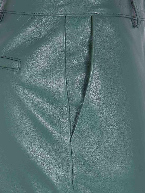 25FW 더프랭키샵 가죽 자켓 LIORLEATHERCAPRIPAFS21EMERALD GREEN - THE FRANKIE SHOP