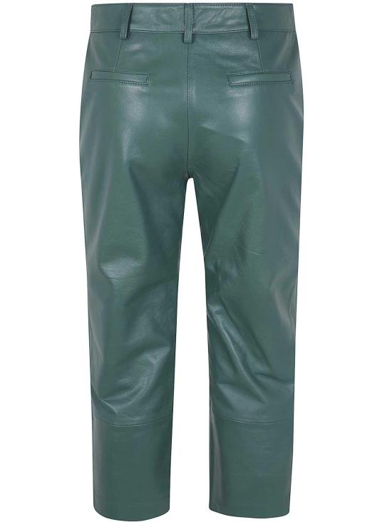 25FW 더프랭키샵 가죽 자켓 LIORLEATHERCAPRIPAFS21EMERALD GREEN - THE FRANKIE SHOP