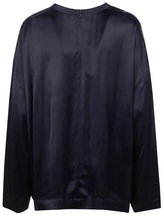 25FW 토템 긴팔 티셔츠 261WRT0656FB0546001 Black - TOTEME