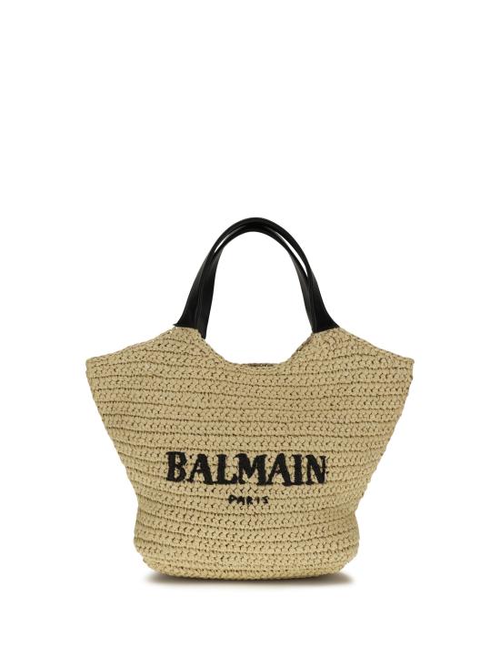  발망 토트백 미니 크로셰  /블랙 - BALMAIN
