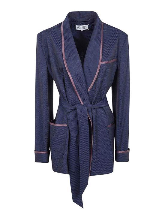 25FW 마르지엘라 울 로브 드 샹브르 재킷 S51BN0440M35683002J Blue