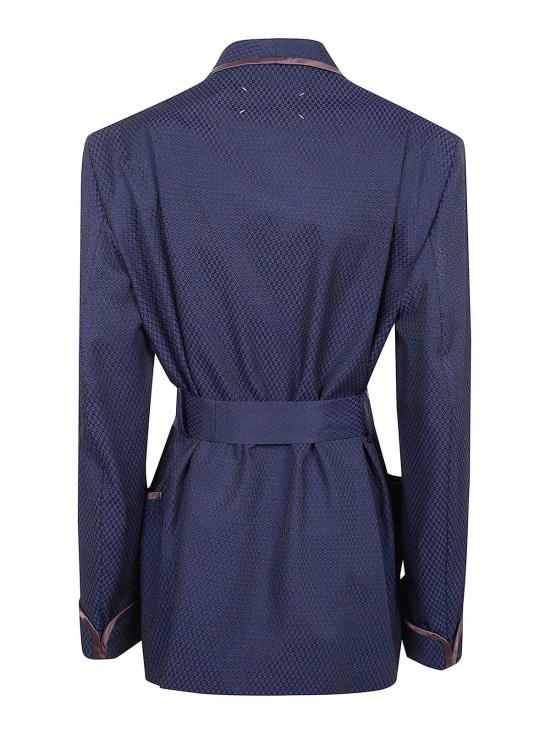 25FW 마르지엘라 울 로브 드 샹브르 재킷 S51BN0440M35683002J Blue - MAISON MARGIELA