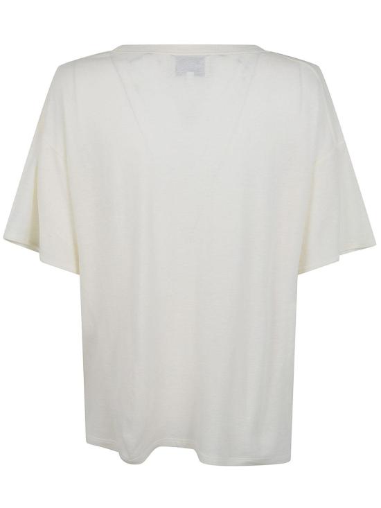 25FW 루루 스튜디오 반팔 티셔츠 EZRALDSIVORY WHITE - LOULOU STUDIO