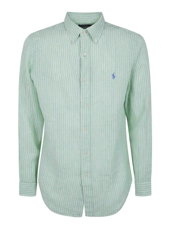 25FW 폴로 랄프로렌 긴팔 셔츠 710B15594007ESSEX Green
