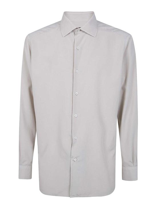 25FW 에르메네질도제냐 긴팔 셔츠 UHX42A3SLF5K01 Nude Neutrals