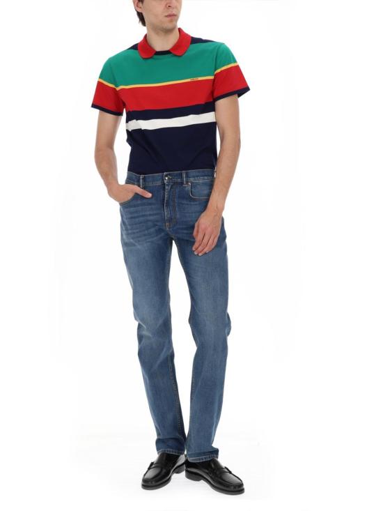 26SS 베르사체 폴로 티셔츠 10245791A178906G870 Multicolour - VERSACE