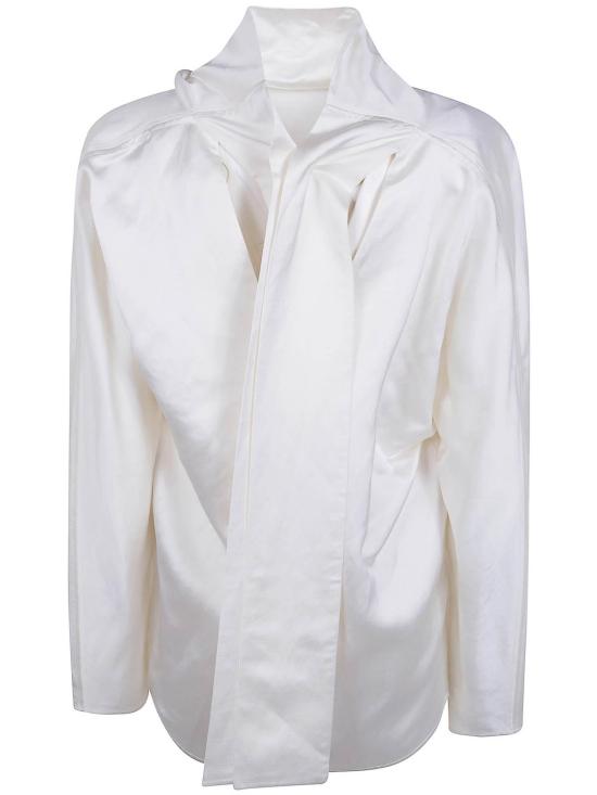 25FW 토템 블라우스 262WRT0738FB0623047 WHITE - TOTEME