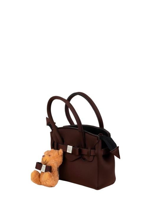 26FW Save My Bag 가방 MISS S LYCRA TEDDYDARK BROWN - OTHER BRANDS
