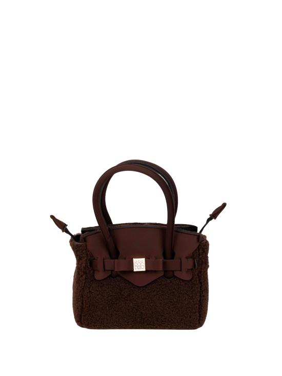 26FW Save My Bag 가방 MISS S ECO FUR LYCRADARK BROWN