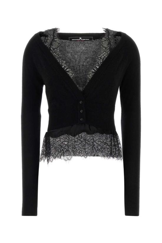 26FW 에르마노 설비노 니트웨어 D492N301APPYU 95708 BLACK