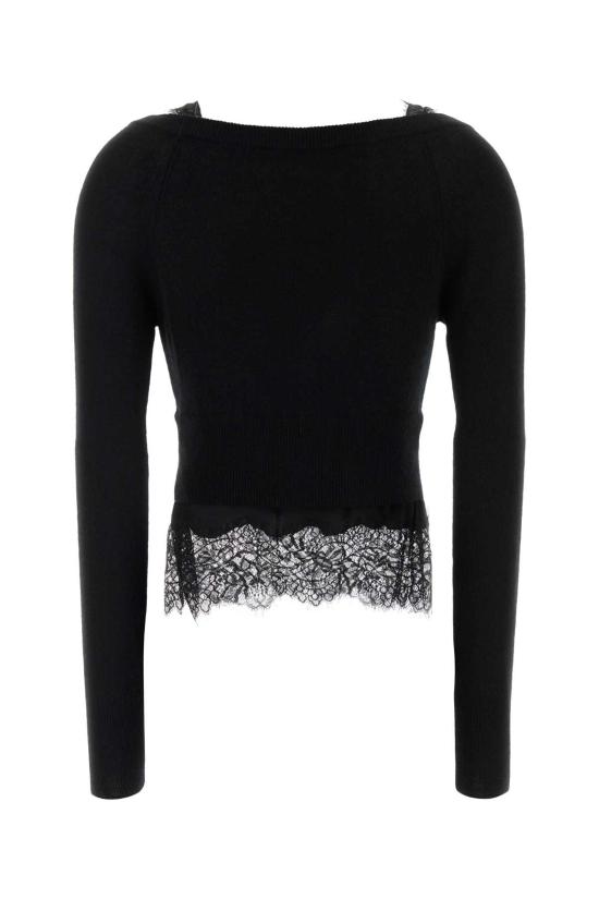 26FW 에르마노 설비노 니트웨어 D492N301APPYU 95708 BLACK - ERMANNO SCERVINO