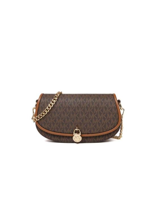  마이클 코어스 크로스백 밀라 스몰 컨버터블 크로스바디 백 브라운 - MICHAEL KORS