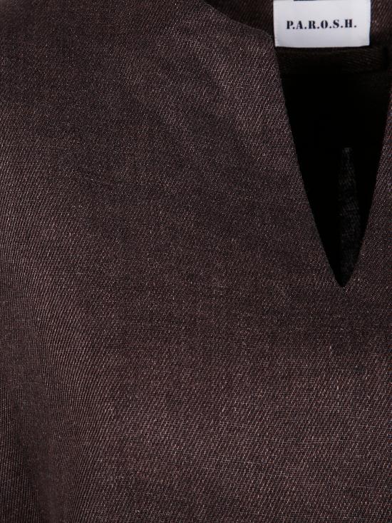  파로쉬 탑 D313069 BETULLA086 DARK BROWN - PAROSH
